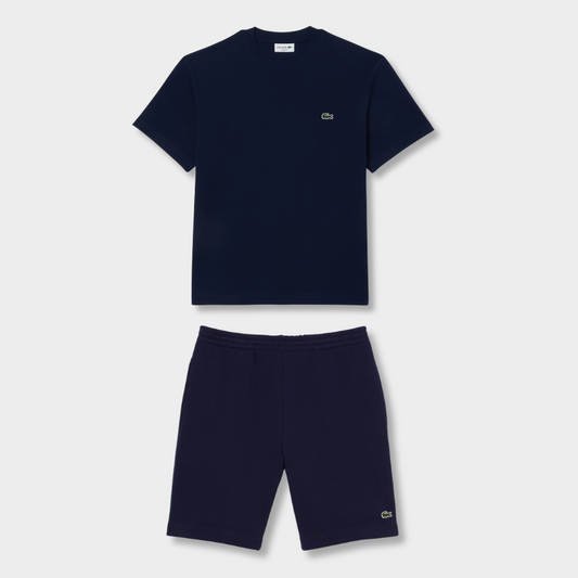 Ensemble short/t-shirt LCST Bleu marine
